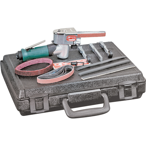 Mini-Dynafile&reg; II Abrasive Belt Machines, 1/8" - 1/2", 1/4" NPTF Action Paper