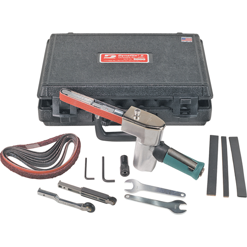 Dynafile&reg; II Abrasive Belt Machines, 1/4" - 3/4", 1/4" NPTF Action Paper