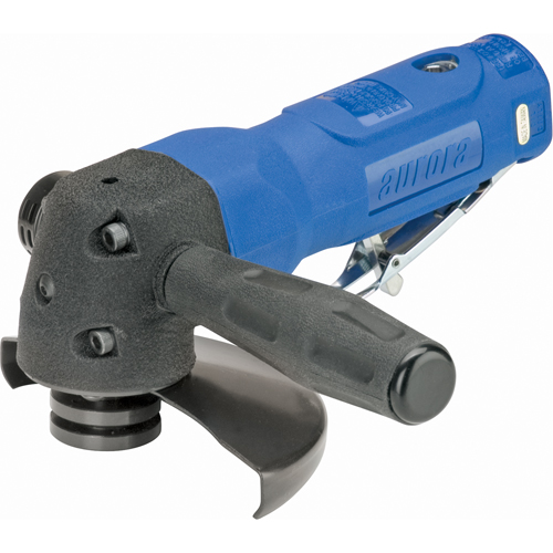 Pneumatic Angle Grinder, 5" Wheel, 1/4" NPT Inlet, 10000 RPM Action Paper