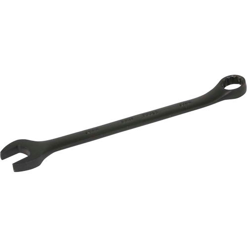 Flat Shank Combination Wrench, 12 Point, 13 mm, Black Oxide Finish Action Paper