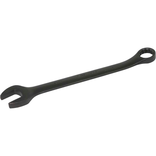 Flat Shank Combination Wrench, 12 Point, 18 mm, Black Oxide Finish Action Paper