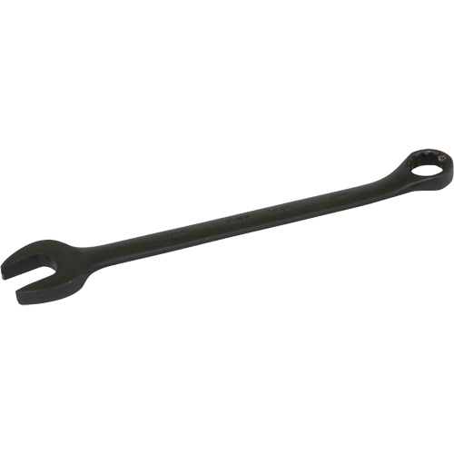 Flat Shank Combination Wrench, 12 Point, 20 mm, Black Oxide Finish Action Paper