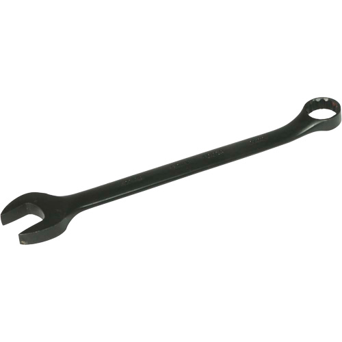 Flat Shank Combination Wrench, 12 Point, 21 mm, Black Oxide Finish Action Paper
