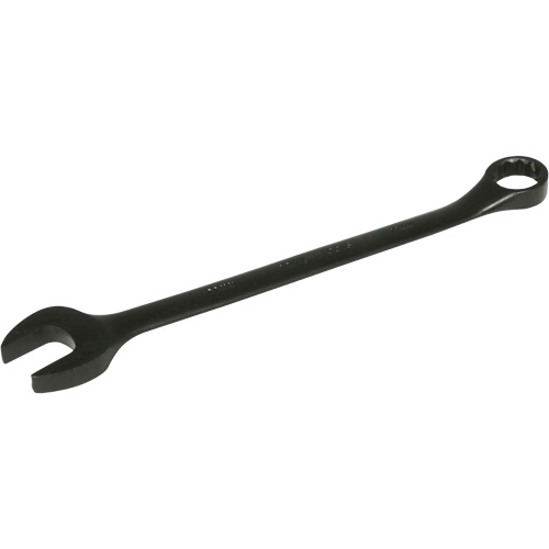 Flat Shank Combination Wrench, 12 Point, 22 mm, Black Oxide Finish Action Paper