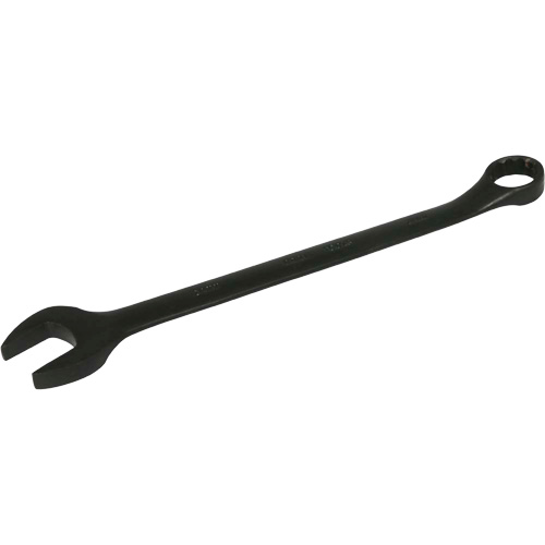 Flat Shank Combination Wrench, 12 Point, 24 mm, Black Oxide Finish Action Paper