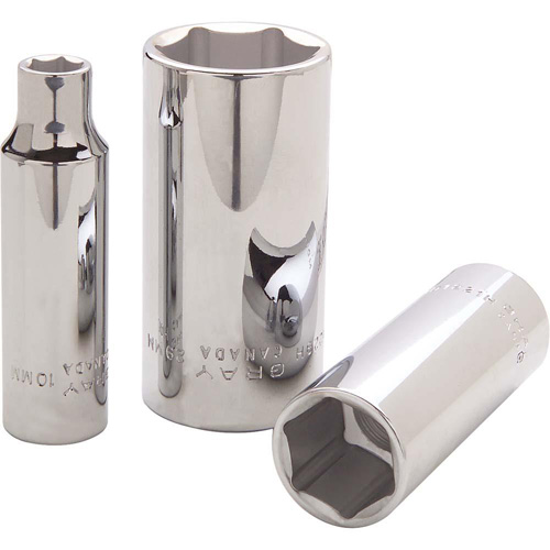 Douille, 10 mm, Prise 1/2", 6 pans, Profond Action Paper