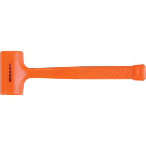 Dead Blow Hammer, 8 oz., Textured Grip, 10-1/2" L Action Paper