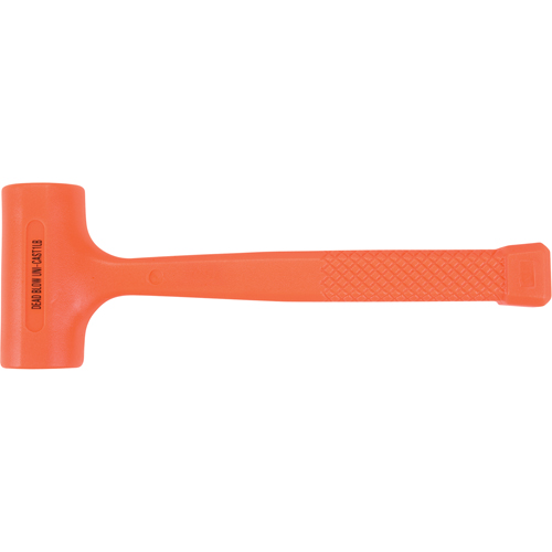 Dead Blow Hammer, 16 oz., Textured Grip, 11-3/4" L Action Paper
