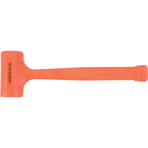 Dead Blow Hammer, 24 oz., Textured Grip, 12-3/4" L Action Paper