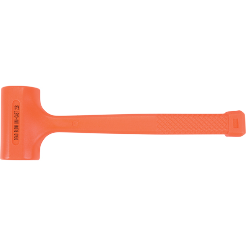 Dead Blow Hammer, 32 oz., Textured Grip, 13-1/4" L Action Paper