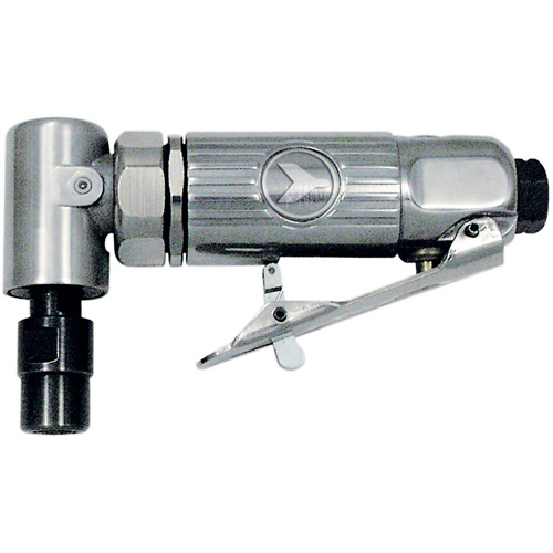 Petite rectifieuse &agrave; t&ecirc;te angulaire sur 90° MDG90 0,3 CV, Collet 1/4", 18000 Tr/min Action Paper