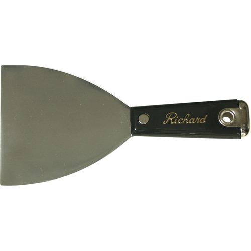 Putty Knife Flexible Steel, 4", Carbon Steel Blade Action Paper