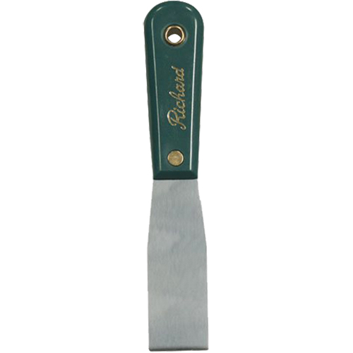 Flexible Putty Knives, Stainless Steel Blade, 1-1/4" Wide, Polypropylene Handle Action Paper