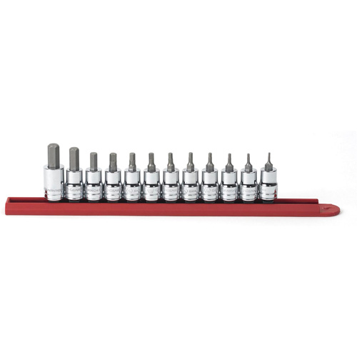 SAE Socket Set, Hex, 3/8" Drive, 12 Pcs Action Paper