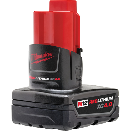 M12 Redlithium 4.0 Battery, Lithium-Ion, 12 V, 4 A Action Paper