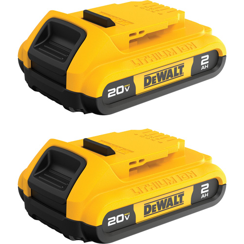 Max* Compact Batteries, Lithium-Ion, 20 V, 2 A Action Paper