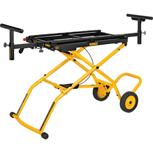Heavy-Duty Rolling Mitre Saw Stand Action Paper