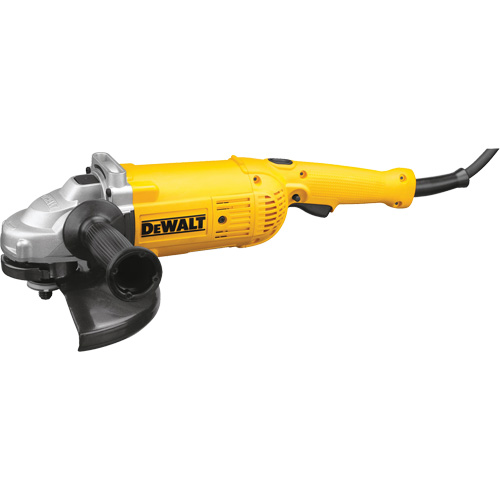 Large Angle Grinder, 9", 120 V, 15 A, 6500 RPM Action Paper