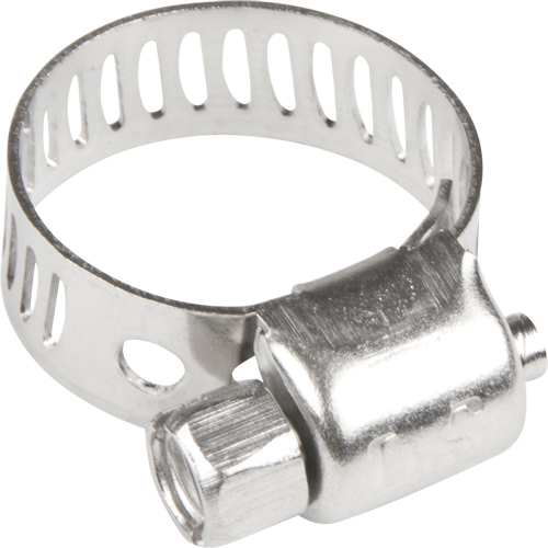 Colliers de serrage pour tuyaux - Collier de serrage & vis en acier inoxydable, Dia. min 1/5", Dia. max 5/8" Action Paper