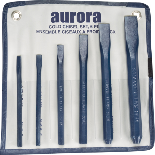 6-Piece Cold Chisel Set Action Paper