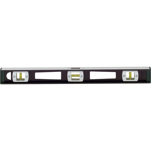 Top Read Level, 4' L, Aluminum, 3, Magnetic Action Paper