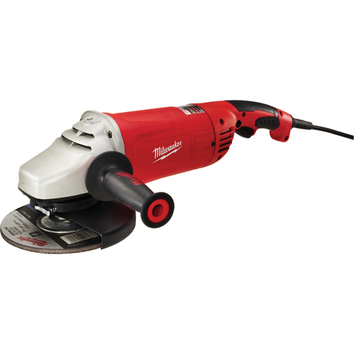 Large Angle Grinder Trigger Grip With Lock-On, 7"/9", 120 V, 15 A, 6000 RPM Action Paper