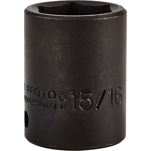 Socket, Impact, 15/16", 1/2" Drive, 6 Points Action Paper
