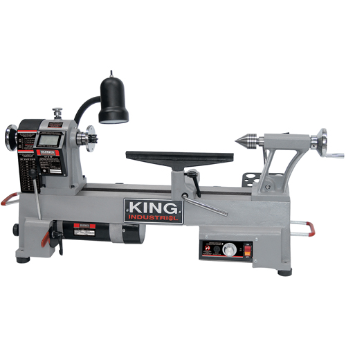 Variable Speed Wood Lathe Action Paper