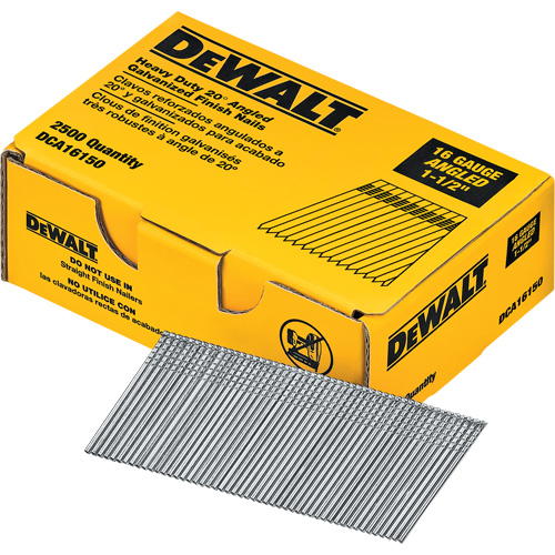 Clous de finition &agrave; angle de calibre 16 Action Paper