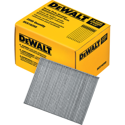 16 Gauge Straight Finish Nails Action Paper