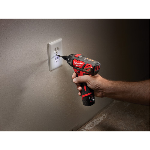 Ensemble de tournevis hexagonal M12, 1/4", 12 V, 175 lb-pi couple max., Lithium-ion bloc-pile Action Paper