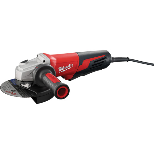 Small Paddle No-Lock Angle Grinder, 6", 120 V, 13 A, 9000 RPM Action Paper