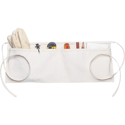 Tabliers de travail en canevas &agrave; 2 pochettes Action Paper