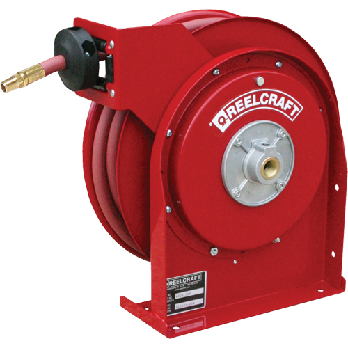 Hose Reels, Air/Water, 1/4" x 25', Single Hose, 300 psi Action Paper