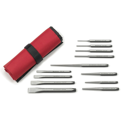 Punch & Chisel Set, 12 Pieces Action Paper