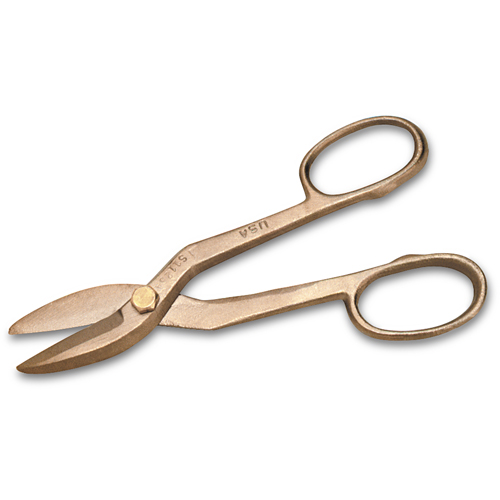 Cisailles pour feuilles m&eacute;talliques, Longueur de coupe de 3", Coupe Droit Action Paper