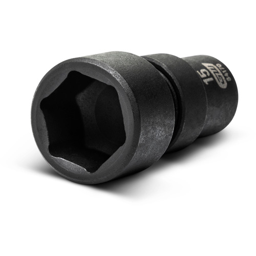 12-Piece 1/4" Drive 6 Point Universal impact Metric Flex Socket Set Action Paper