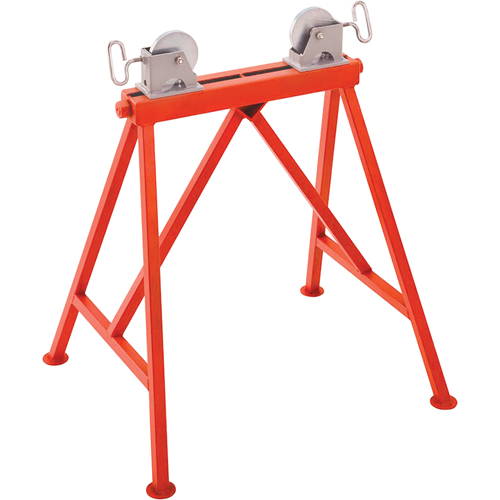 Support ajustable no AR99 a/rouleau en acier, 36" Capacit&eacute; max. de tuyau, 2500 lb Capacit&eacute; de charge max. Action Paper