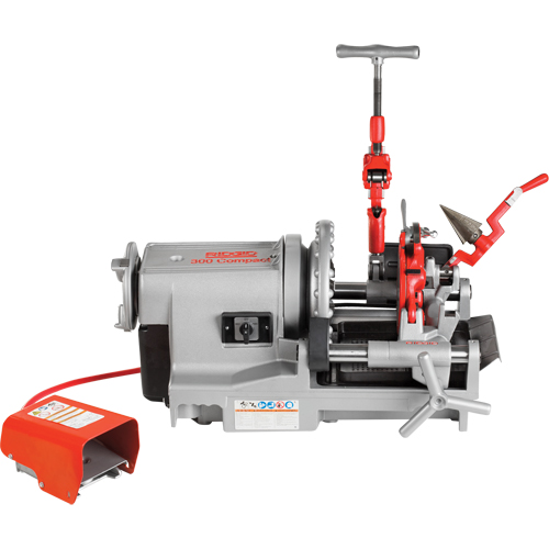 Compact Threading Machine # 300, 52 RPM, 1/2" - 2" Pipe Thread Action Paper