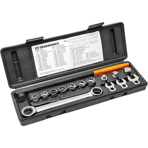 Ensemble d'outils &agrave; rochet avec ceinture serpentine 15 mcx Action Paper