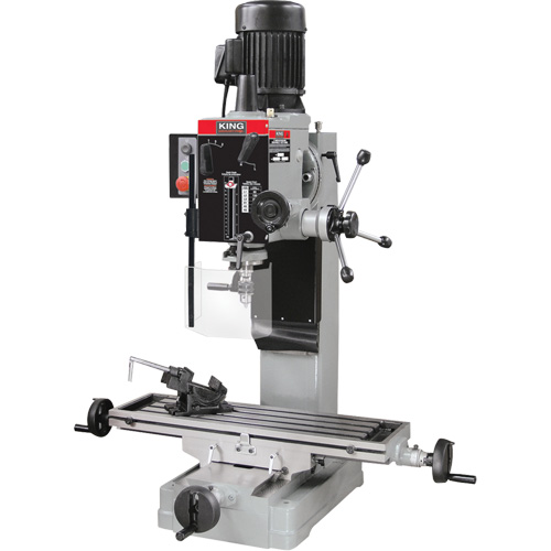 Gearhead Drilling Machine, 6 Speeds, 1-1/4" Drilling Capacity Action Paper