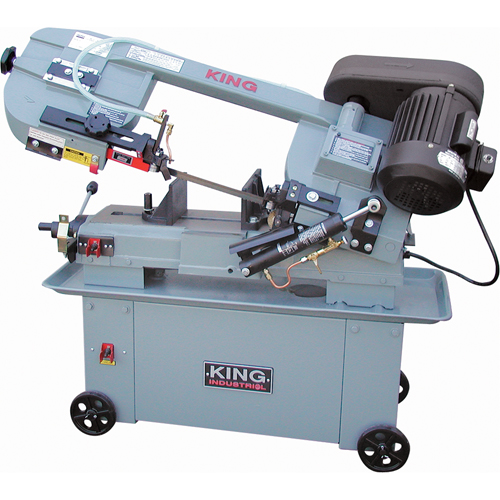 Metal Cutting Band Saws, Horizontal/Vertical, Round 7" and  7" x 12" Rectangular Cutting Capacity Action Paper