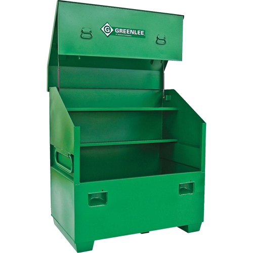 Jobsite Chest, 36" W x 30" D x 48" H, Green Action Paper
