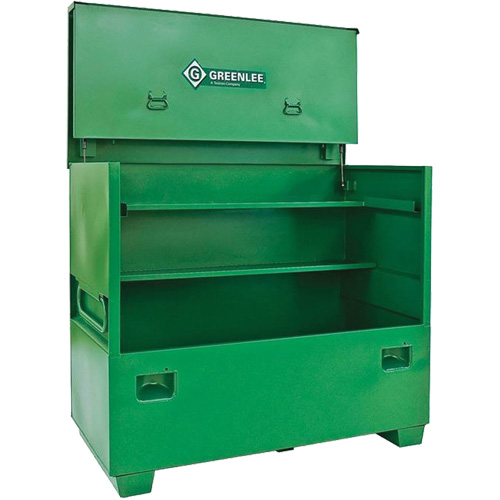 Jobsite Chest, 60" W x 30" D x 48" H, Green Action Paper