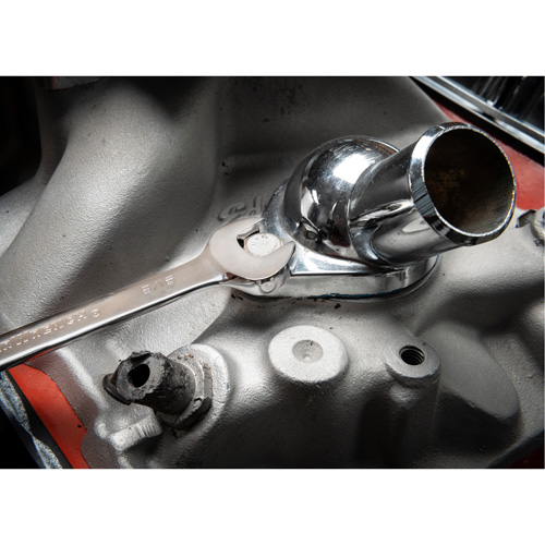 Jeu de cl&eacute;s &agrave; cliquets r&eacute;versibles SAE &agrave; 12 pans et 72 dents, Combinaison, 13 morceaux, Imp&eacute;rial Action Paper