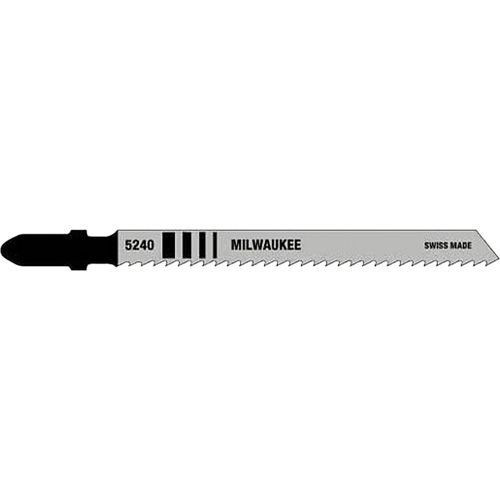Jigsaw Blade, Bi-Metal, T-Shank, 4" L, 10 TPI Action Paper