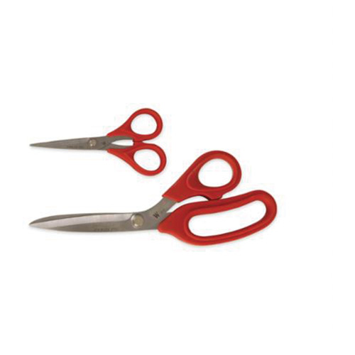 Home Craft Scissor Set, 3"/4-3/4" Cut Length, Rings Handle Action Paper