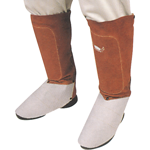 Leather Spats, 6" L, Lava Brown Action Paper