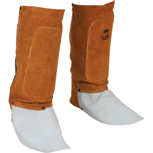 Leather Spats, 14" L, Lava Brown Action Paper