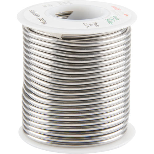 Common Solder, Lead-Based, 50% Tin 50% Lead, Rosin Core, 0.09375" Dia. Action Paper